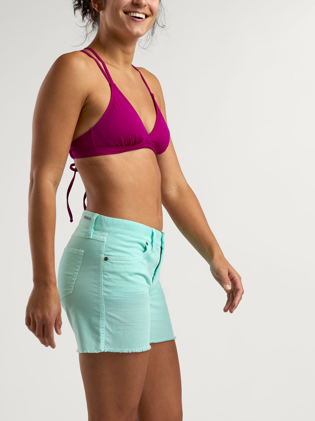 Women's Corduroy Cut Off Shorts