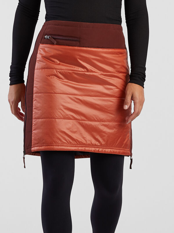 Bun Warmer Quilted Midi Skirt, , original