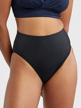 Streamline High Waisted Bikini Bottom - Solid