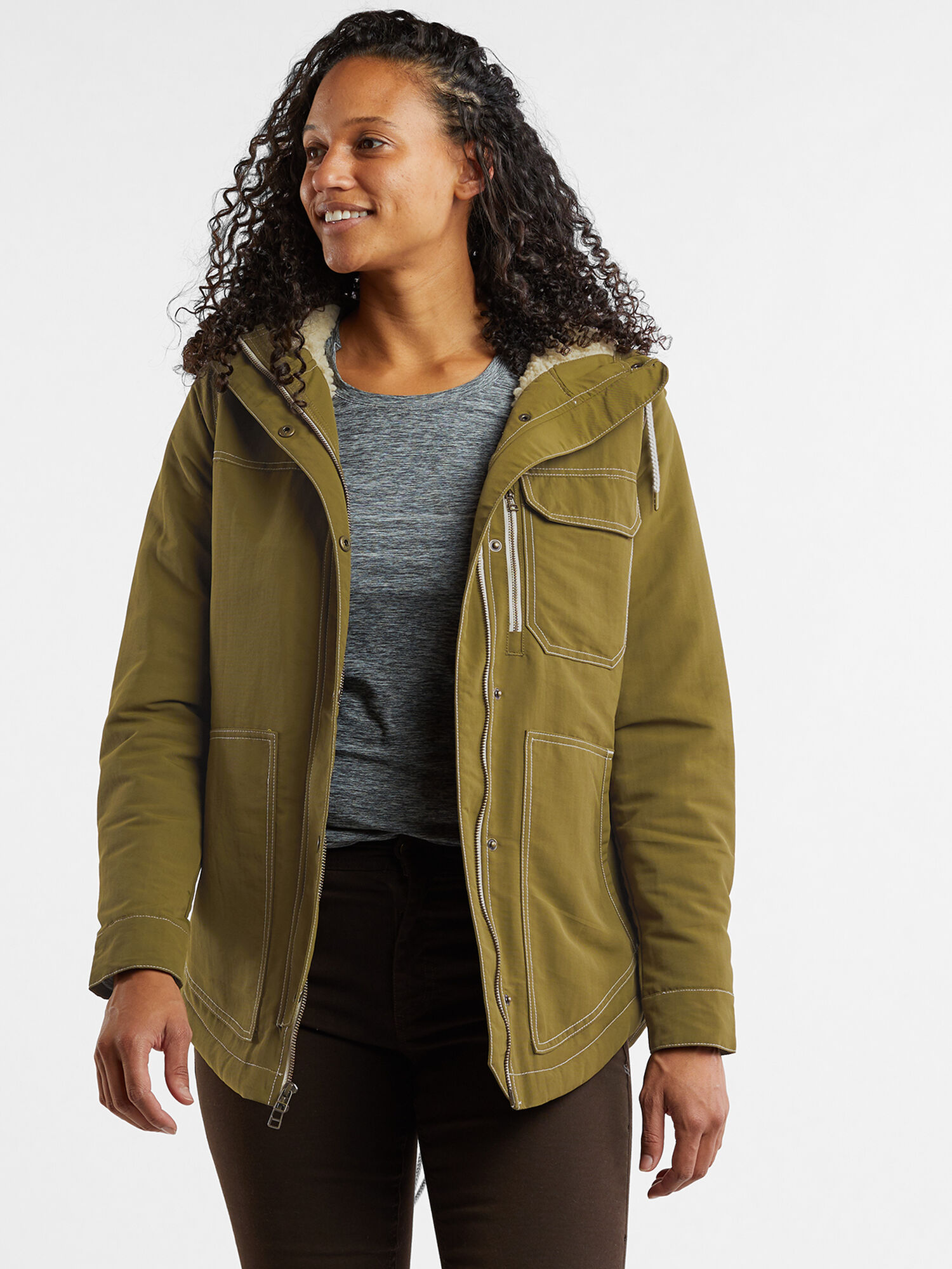 Ruckus Sherpa Lined Parka, , model