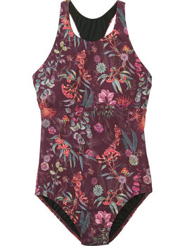 Selkie High Neck One Piece Swimsuit - Botanique