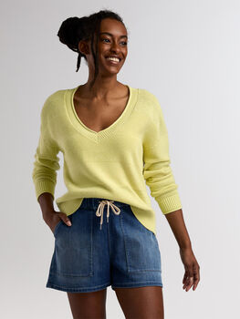 Women&rsquo;s Relaxed V-Neck Sweater Avila