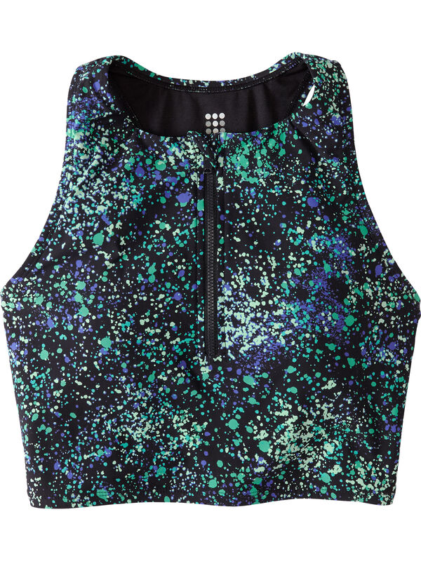 Bond Alumni Zip Front Midkini Top - Hubble, , original
