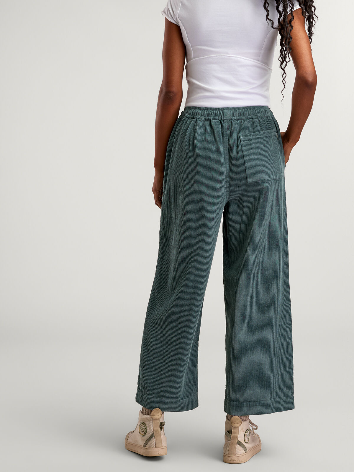 Toad&Co Women's Pull On Wide Leg Corduroy Pants Cascadia | Title Nine