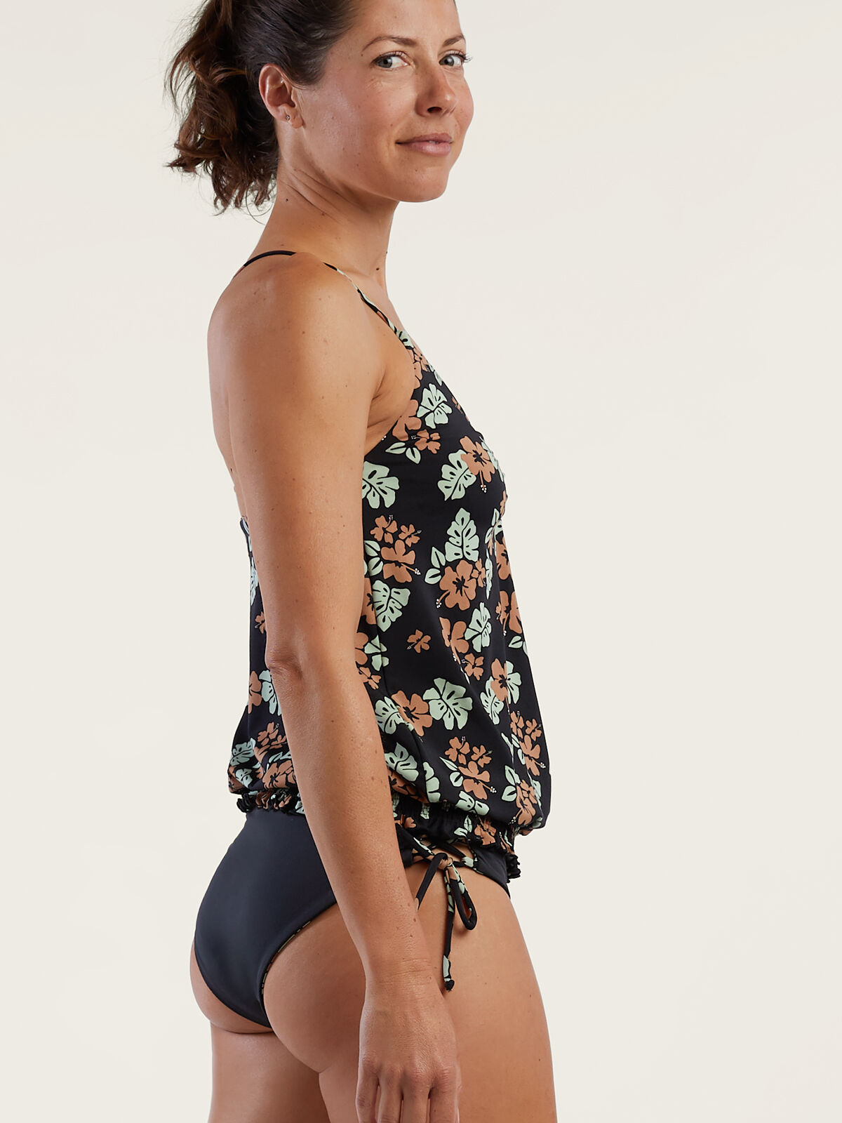 blouson bathing suit tops