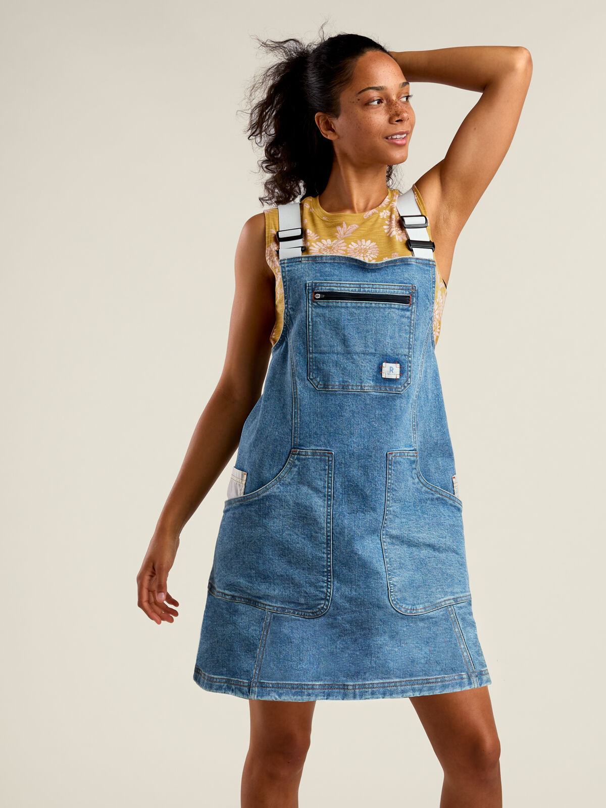 Ripton Arvo Jean Overall Dress Utility Denim | Title Nine