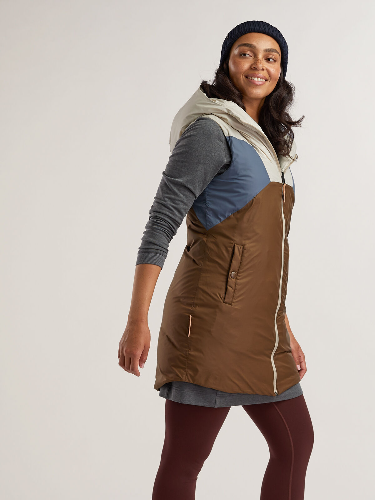 Indyeva Insulated Long Vest: Fortuitous | Title Nine