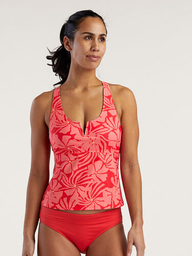 Aria Underwire Tankini Top - Rambutan
