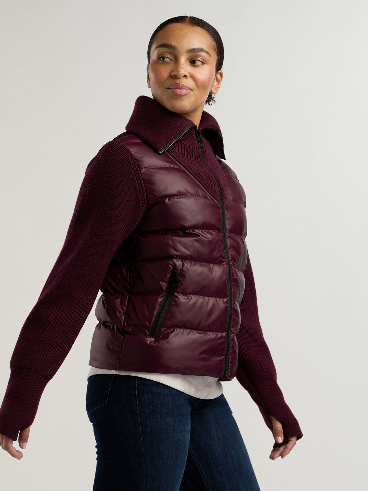 Women's Krimson Klover Insulated Sweater Jacket Brooklyn | Title Nine