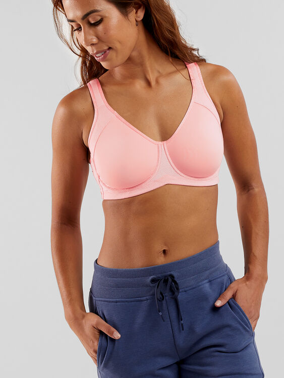 Women's Sports Bra Front Adjustable High Impact Support Lightly