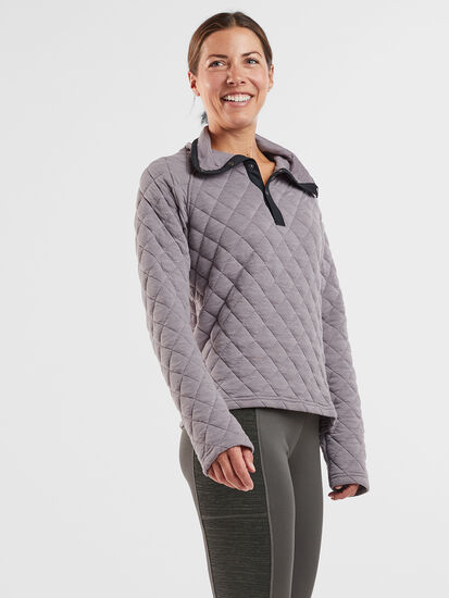 Power Up Quilted Snap Pullover, , original