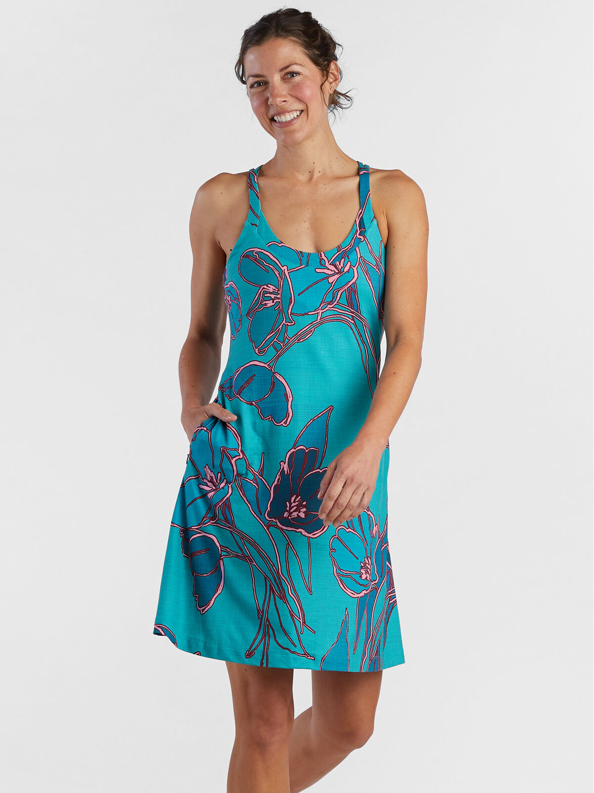 Tulip dress with pockets outlet