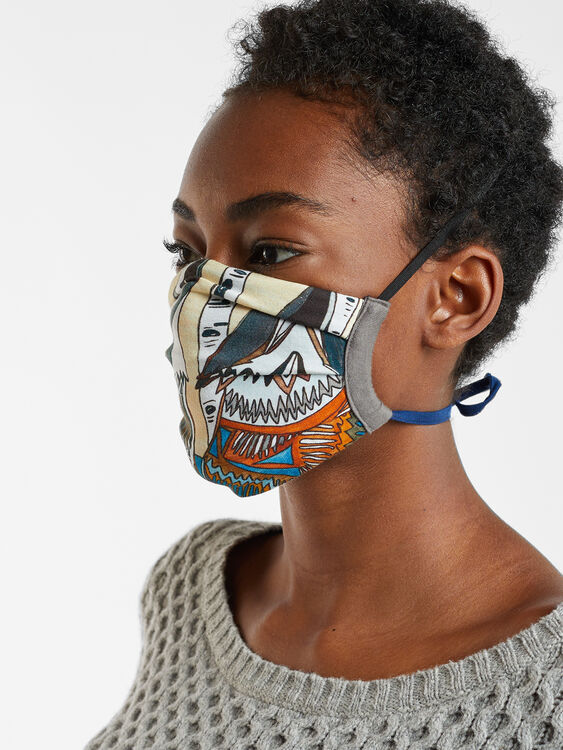 Galleria Reusable Face Mask - Wolves, , original