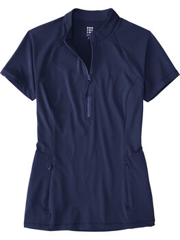 Sunbuster 1/2 Zip Short Sleeve Sun Shirt - Solid