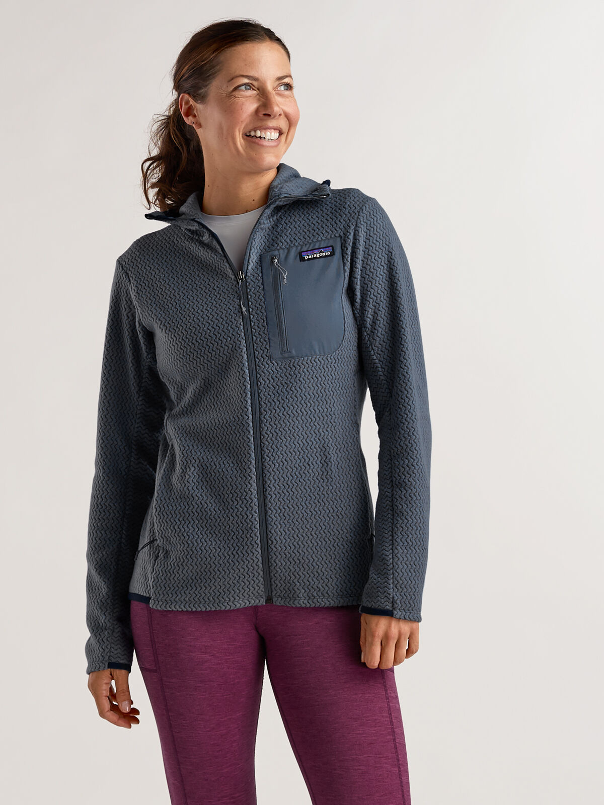 Patagonia Women's R1 Air Full-Zip Fleece Hoodie Outlet