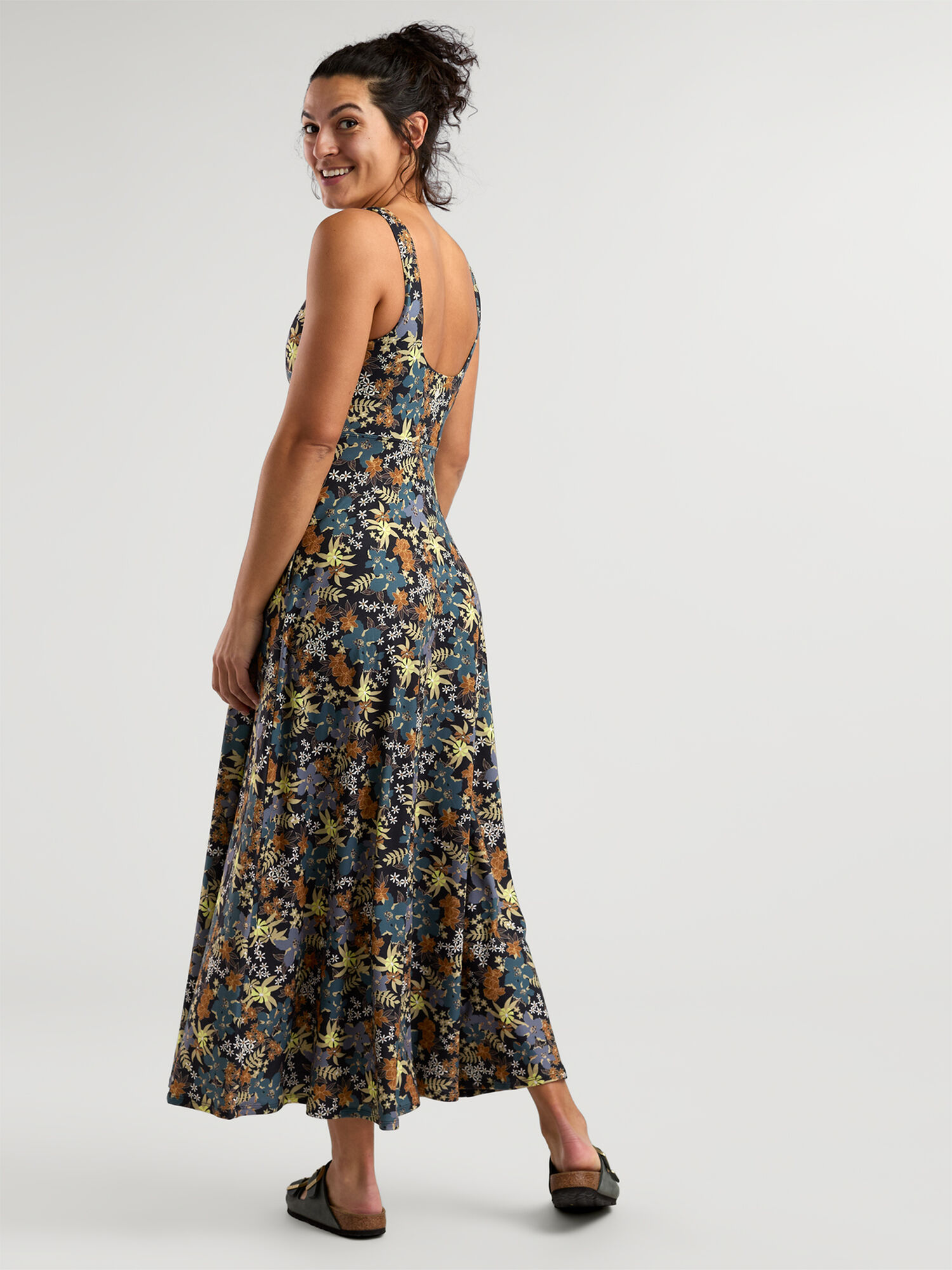 Liberty Scoop Neck Midi Dress, , original