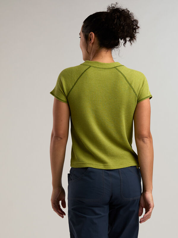 Women&rsquo;s Performance Waffle Knit Tee Nectar