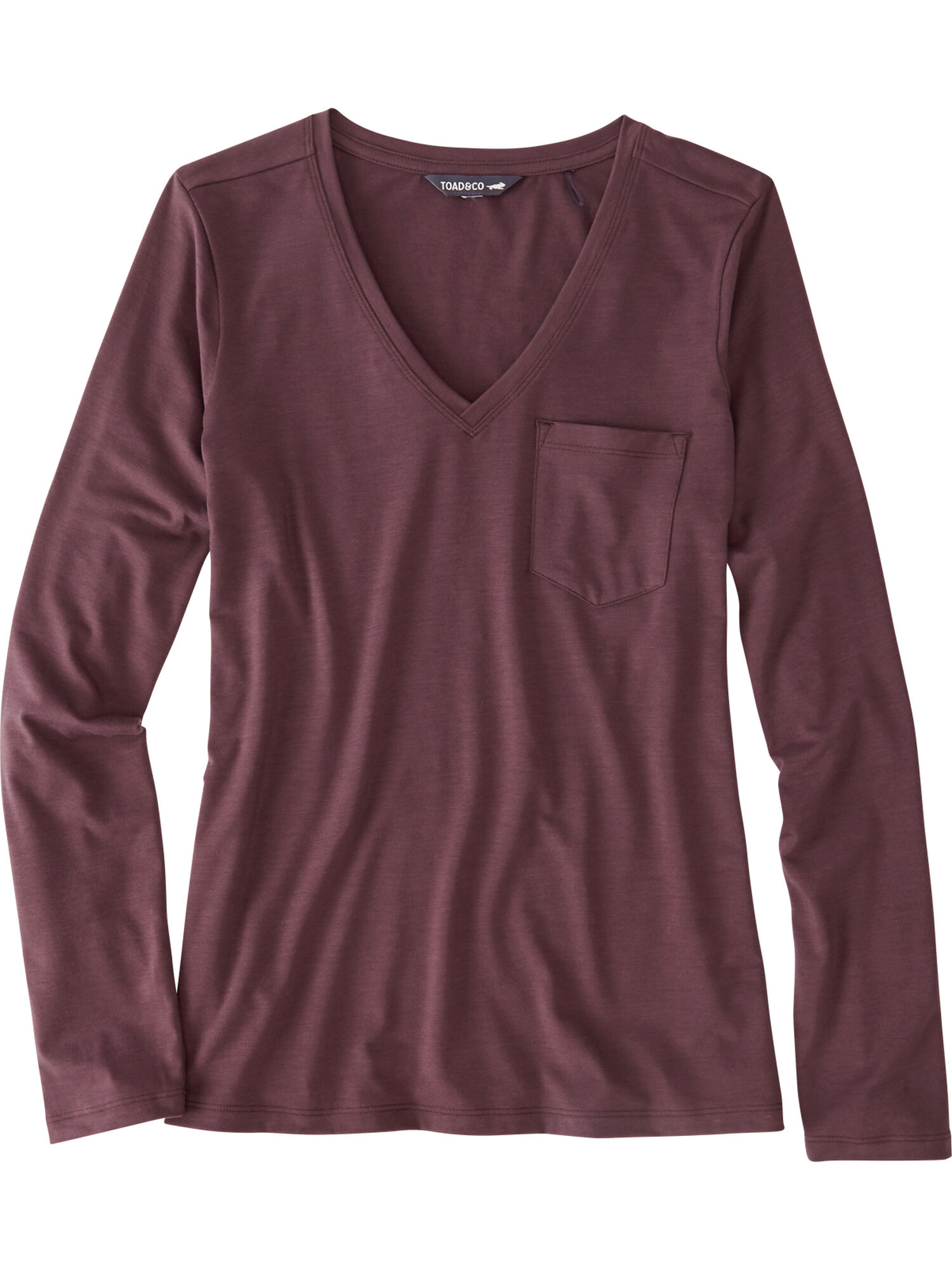 Aviatrix Long Sleeve V Neck Tee, , original