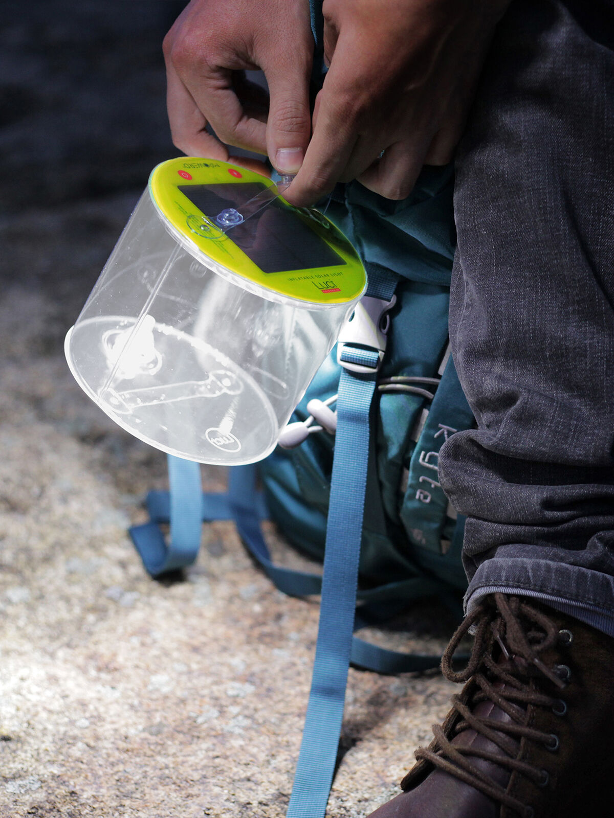 Luci Pro Outdoor 2.0 Inflatable Solar Lantern Title Nine