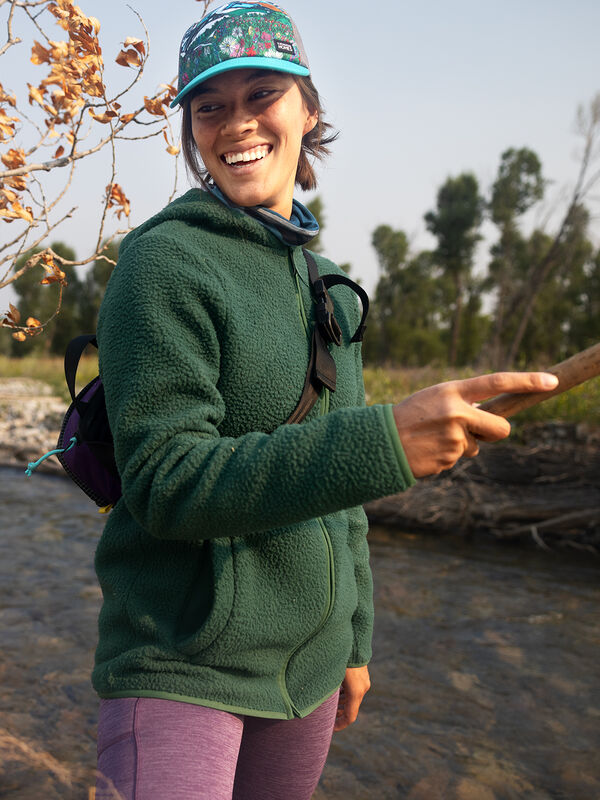 Women's Sherpa Fleece Jacket: Acadia