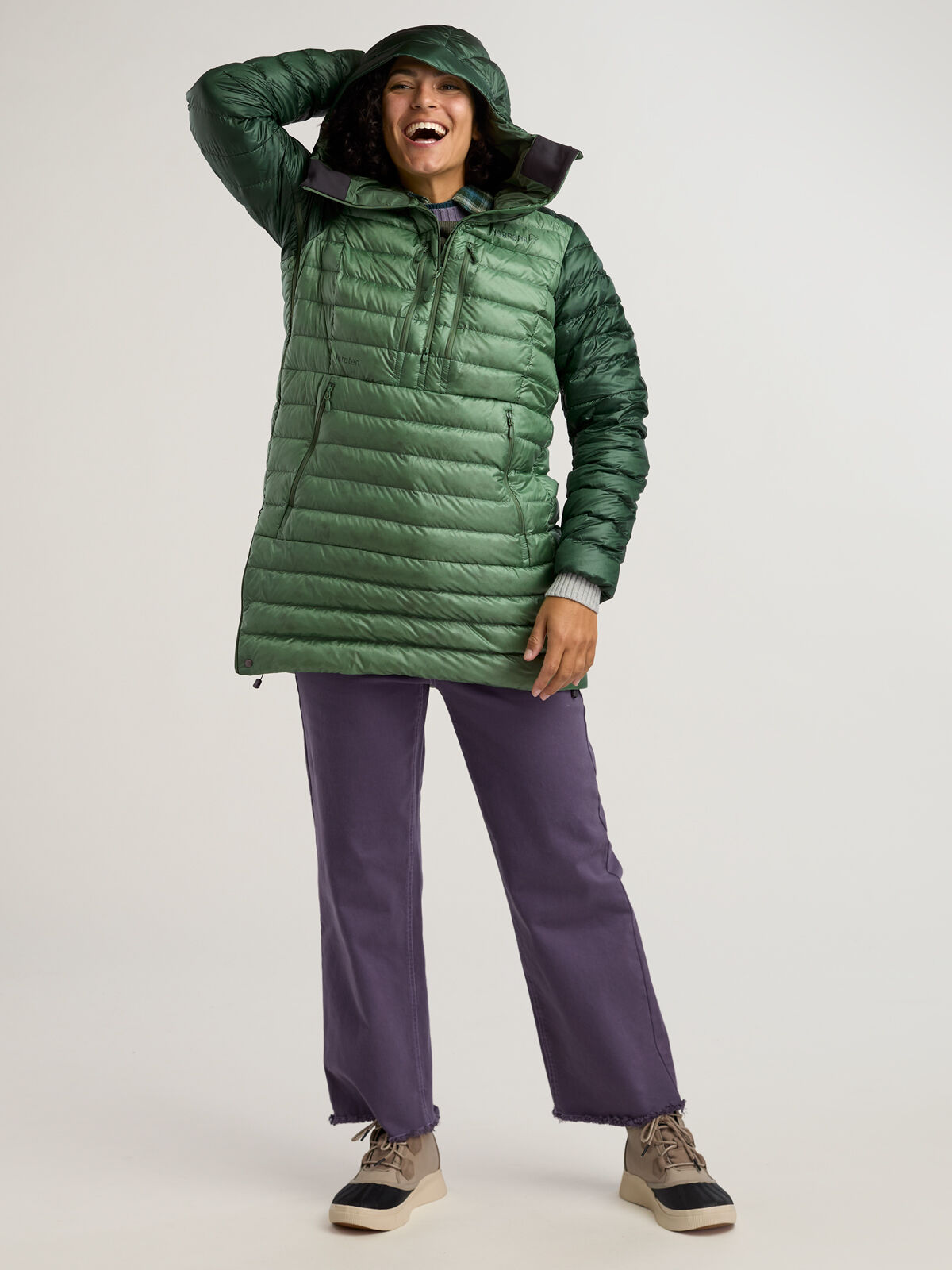 Noronna Women's Ultralight Down800 Long Anorak Jacket | Title Nine