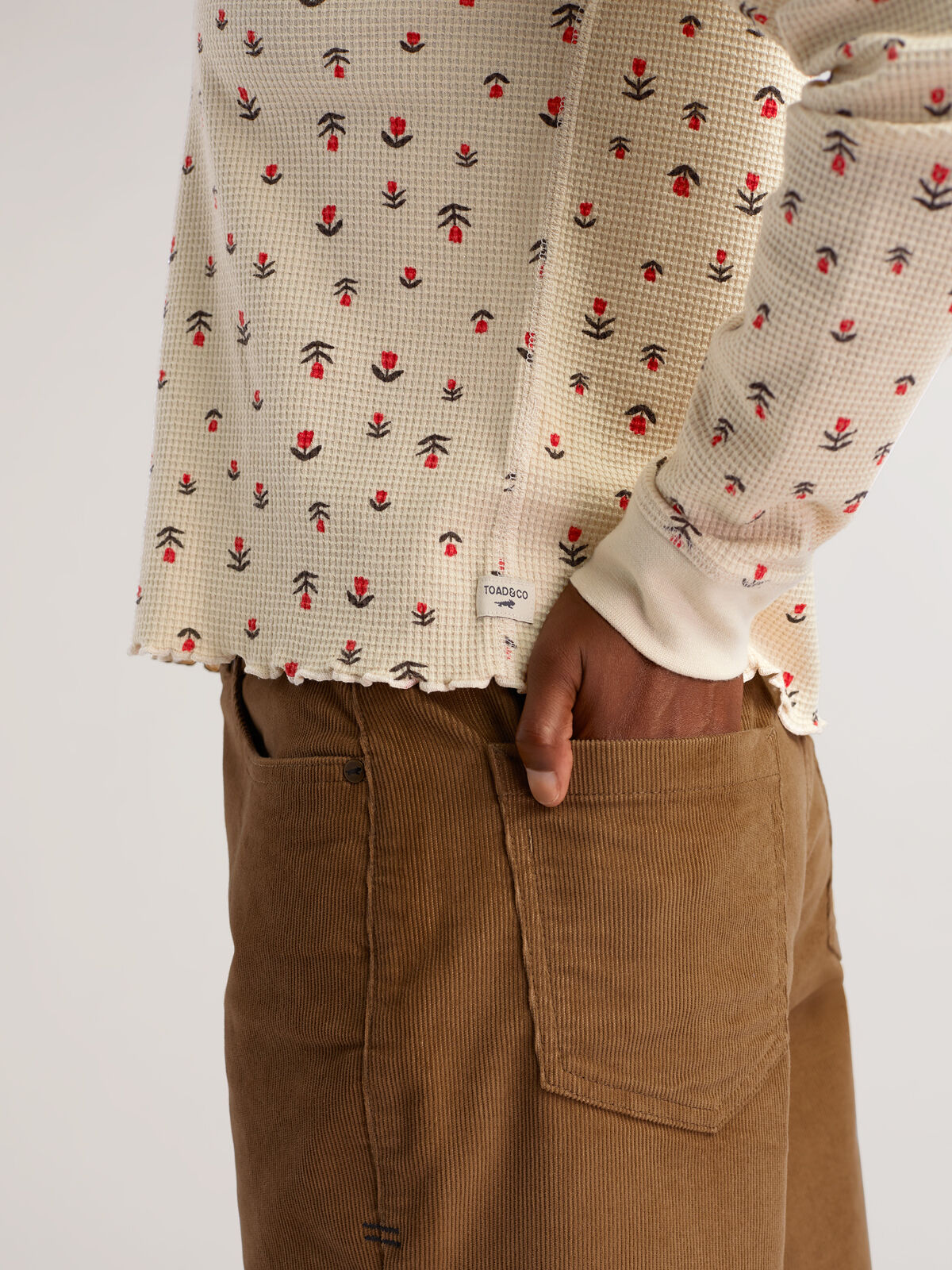 Women's Long Sleeve Waffle Shirt: Foothill | Title Nine