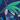 Left Coast Bikini Bottom - Montego Bay, Blueberry Print, swatch