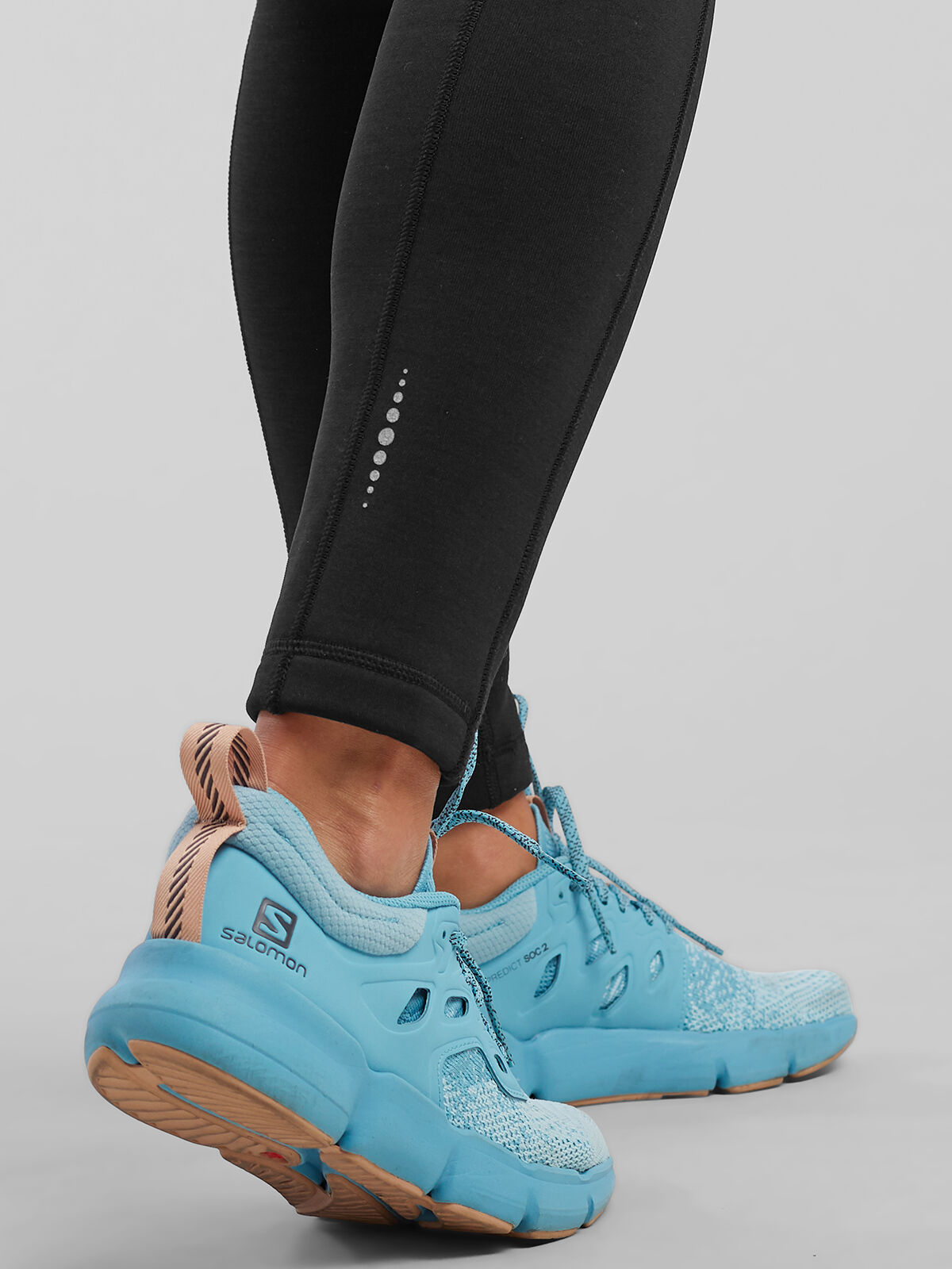 Fleece Lined Leggings: Crash - Solid Long