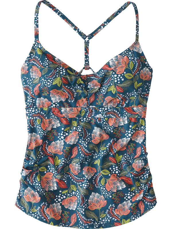 Tidal Rave Underwire Tankini Top - Keukenhof, , original