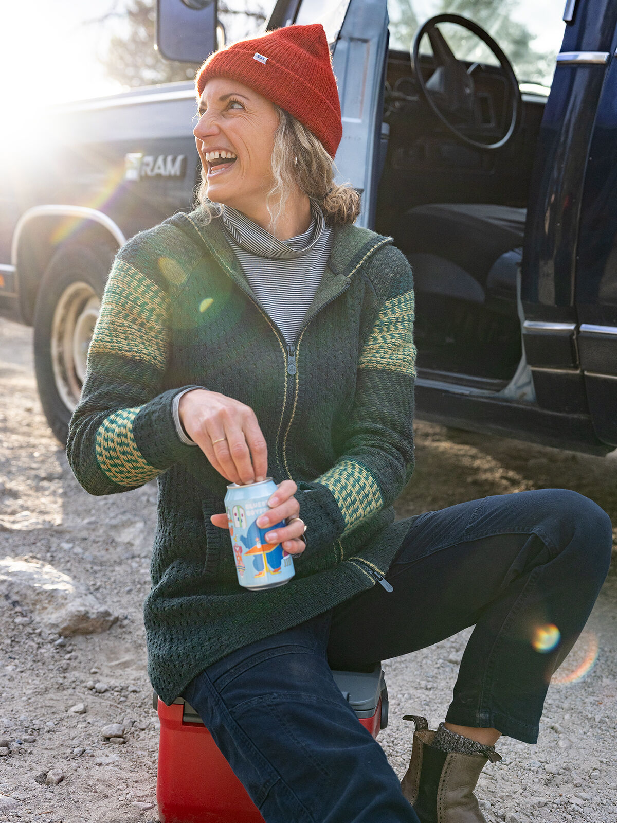 Full-Zip Cardigan Sweater: Mover Maker