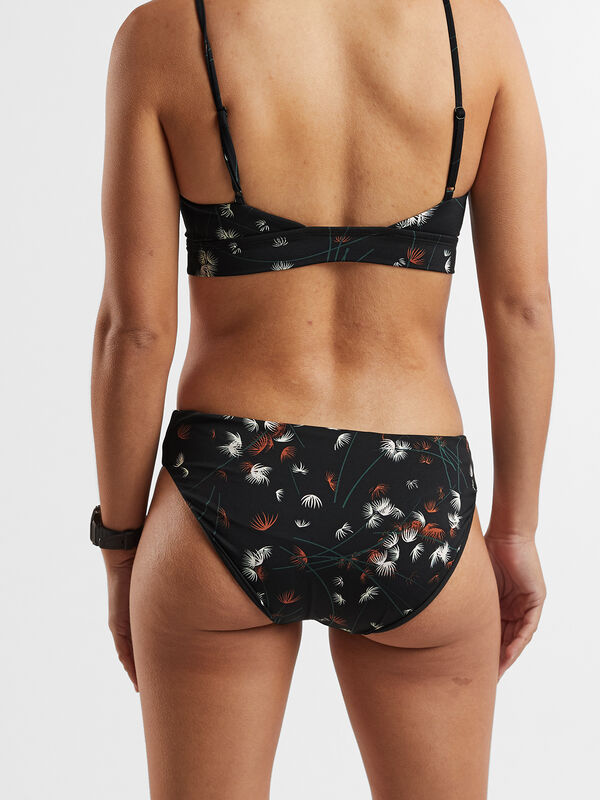Tidal Reversible Bikini Bottom - Feather Floral/Black, , original