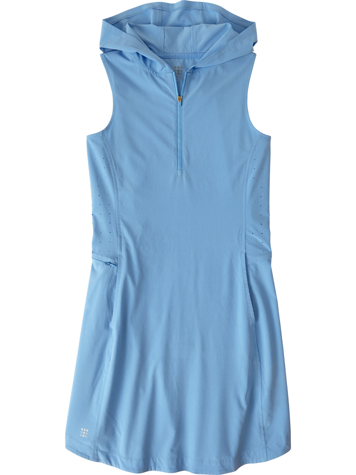 Light blue sleeveless hoodie hotsell