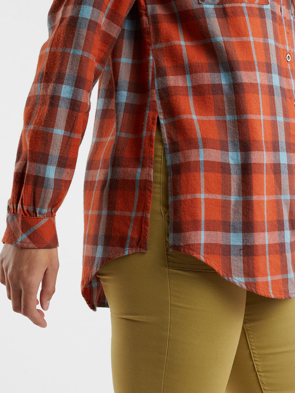 Plaid Flannel Womens Shirt: Division II 