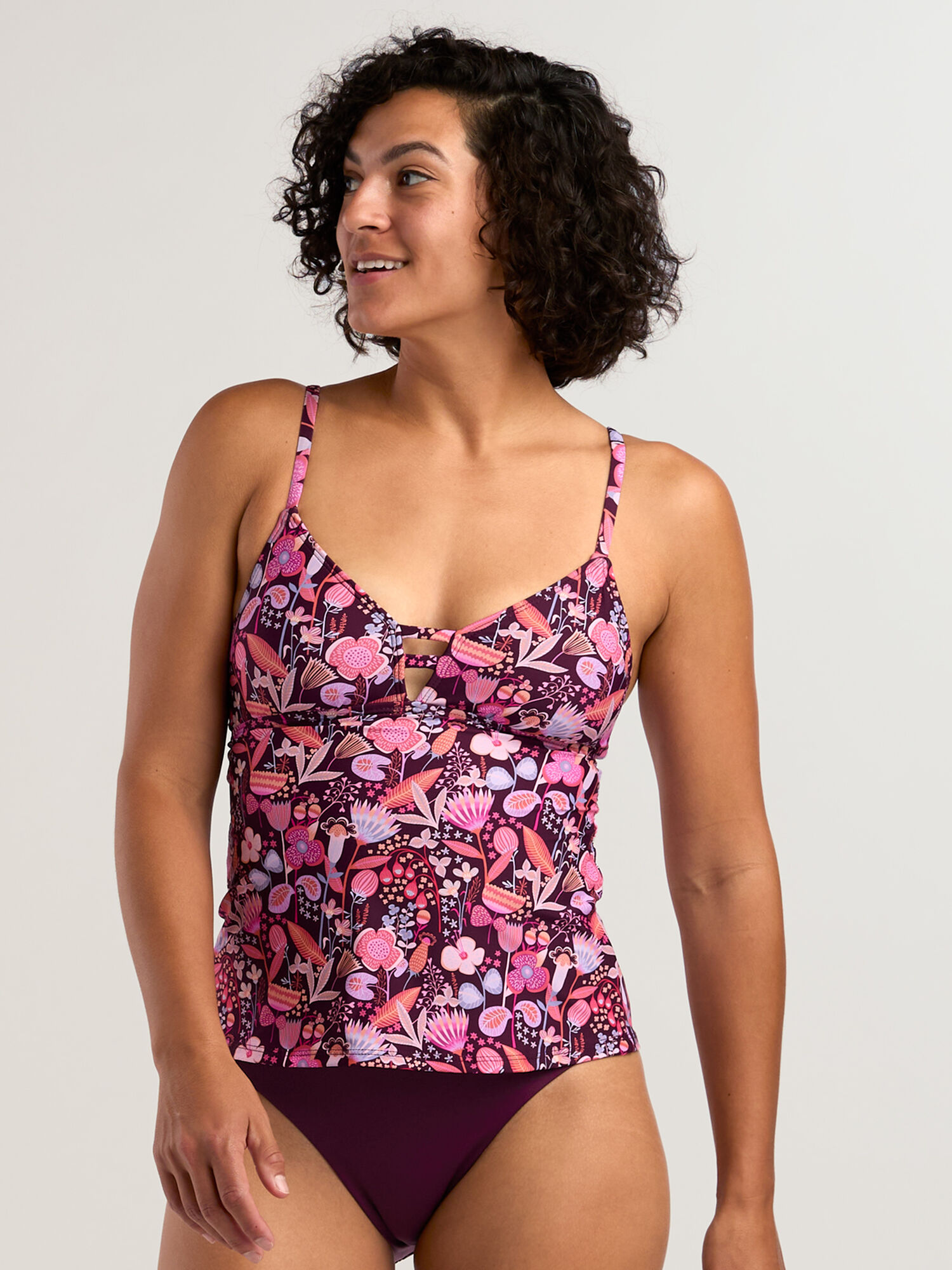 Zehra Tankini Top - Clover Patch, , original