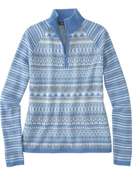 Women's Quarter Zip Sweater: Super Power