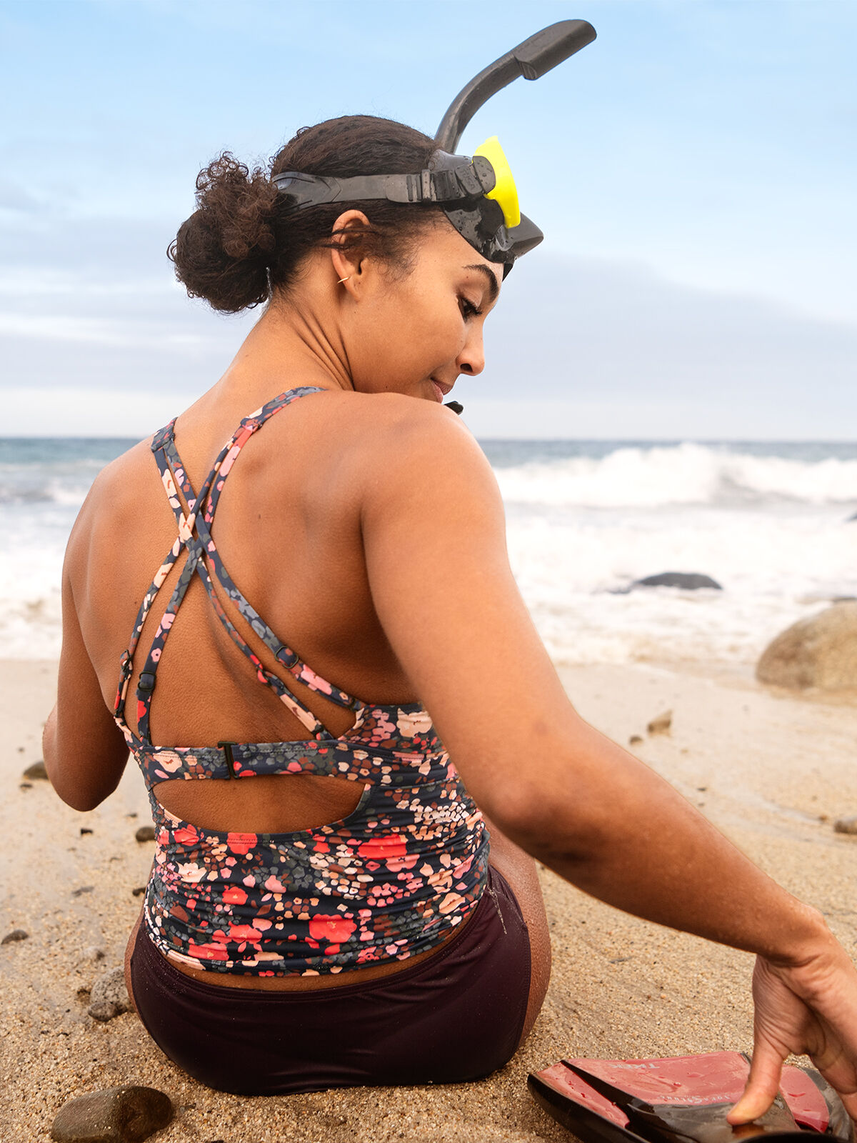 Underwire Tankini Top: Metis - Floral Crush