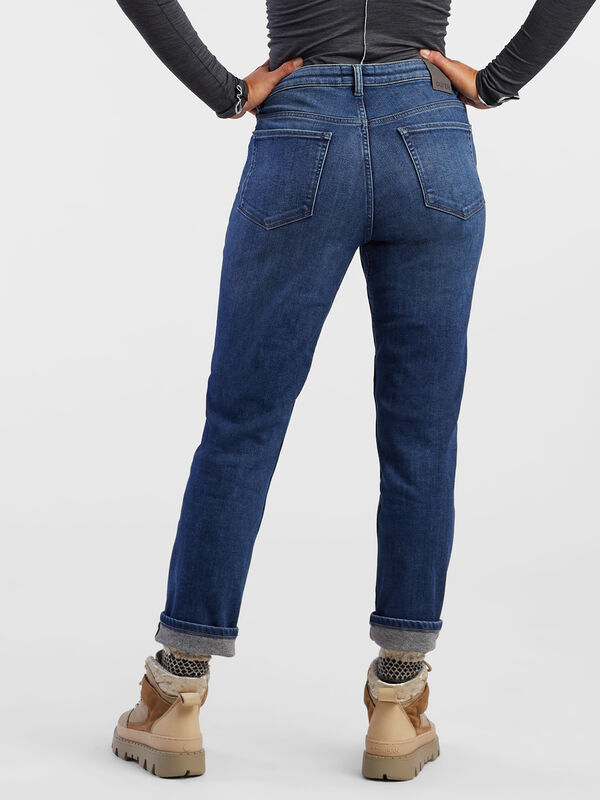 Defroster Performance Fleece-Lined Straight Jeans, , original