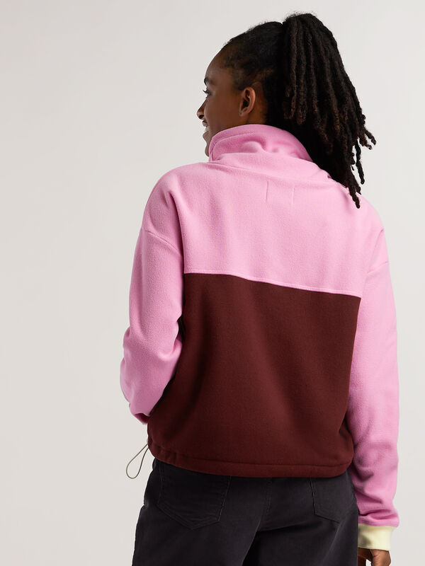 Deso Supply Co. Women’s Cowl Neck Fleece Pullover