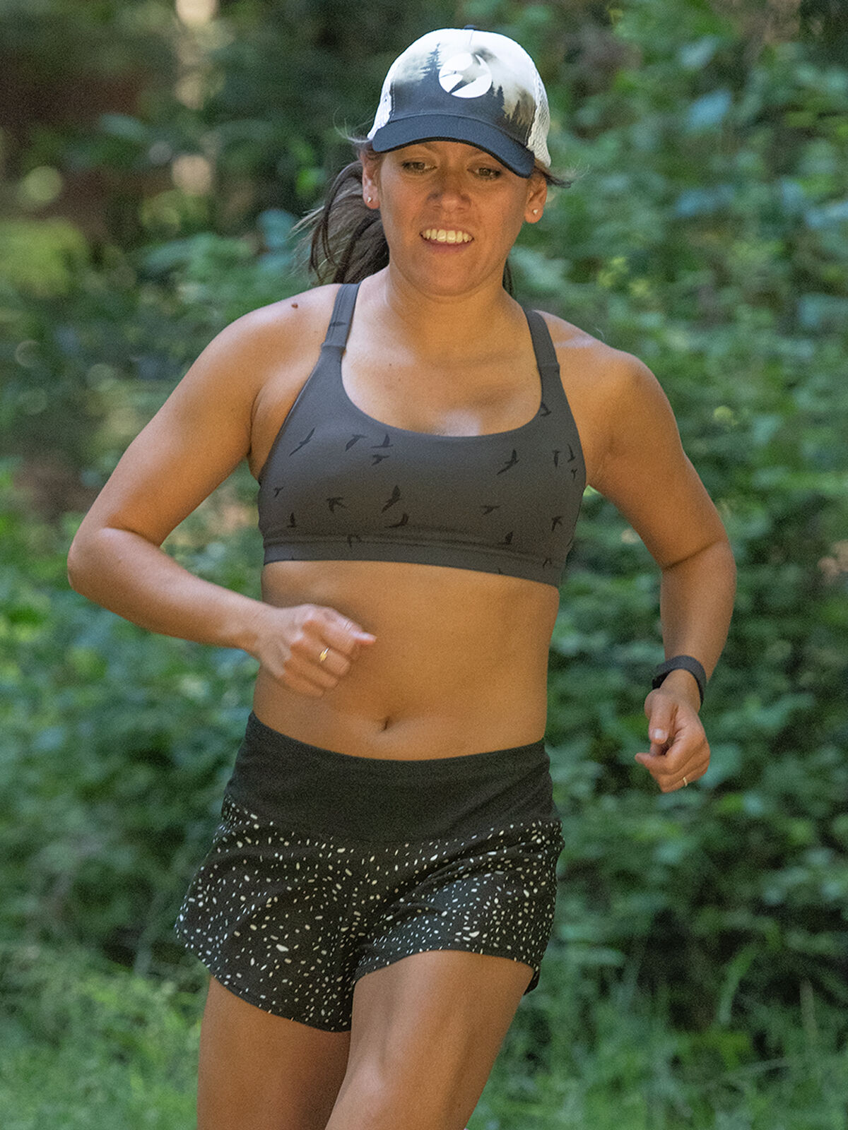 Oiselle Sports Bra Racerback Close the Gap Title Nine