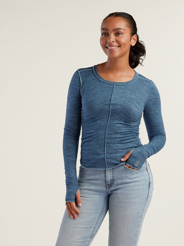 Right On Run Long Sleeve Top, Skyline, original