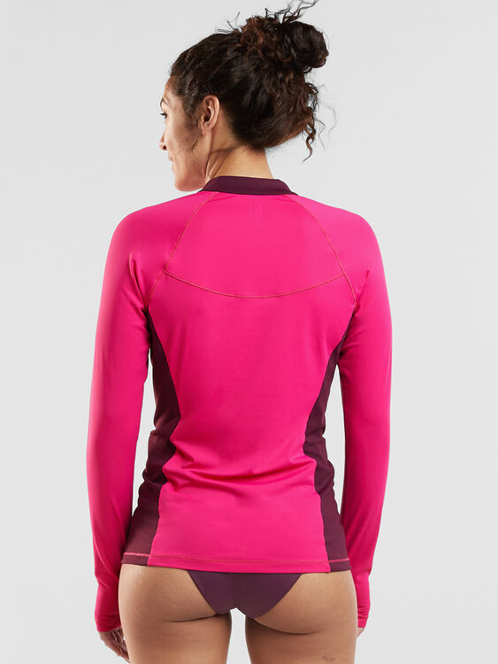 Sunbuster 1/4 Zip Long Sleeve Sun Shirt - Solid, , original