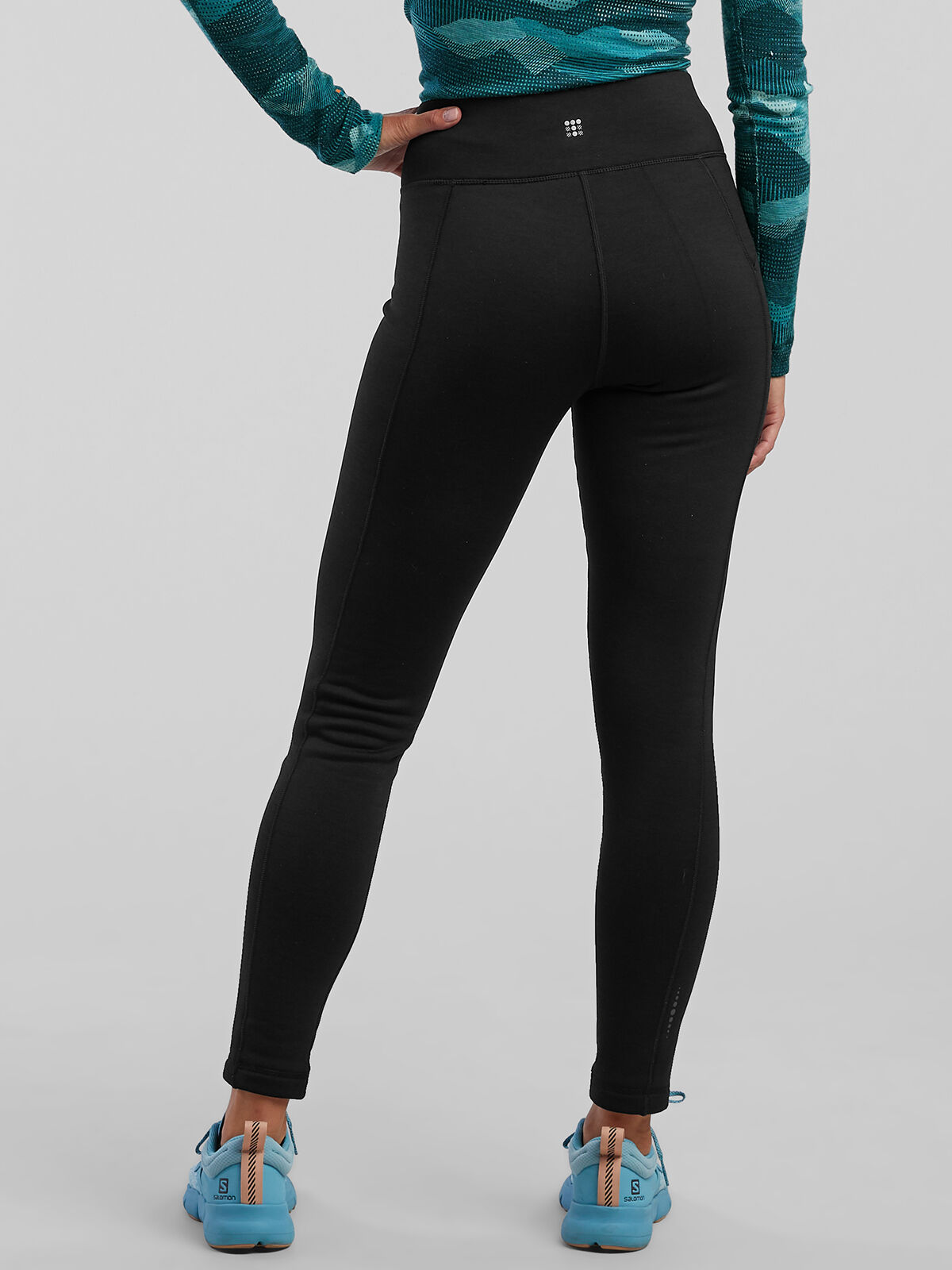 Women's Fleece Lined Leggings: Crash P Striated