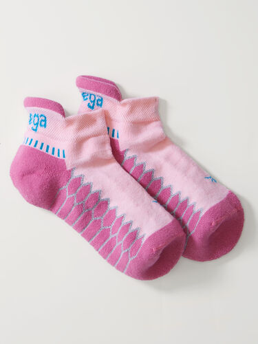 Smash Silver Running Socks