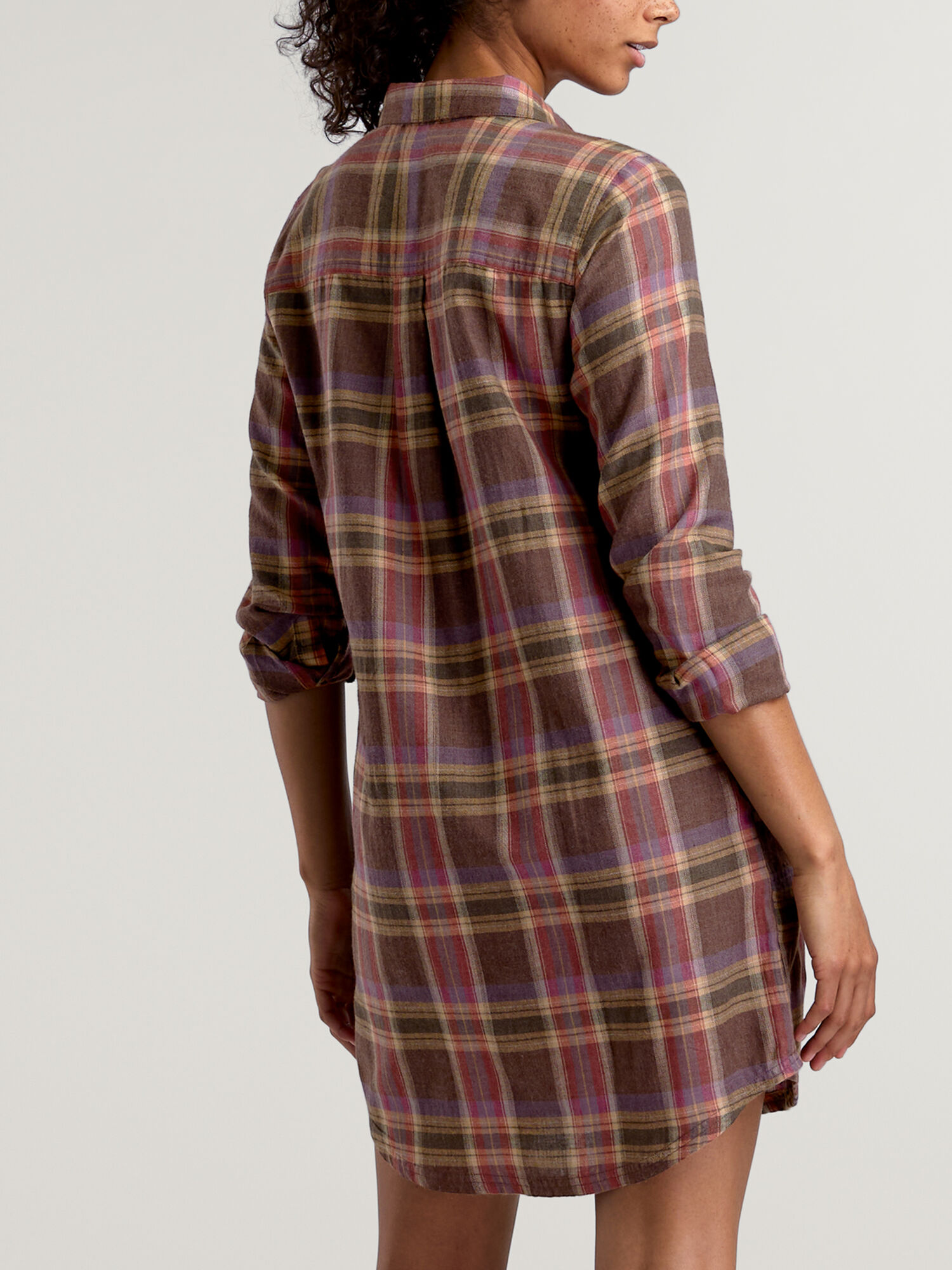 Plaiditude Long Sleeve Dress, , original