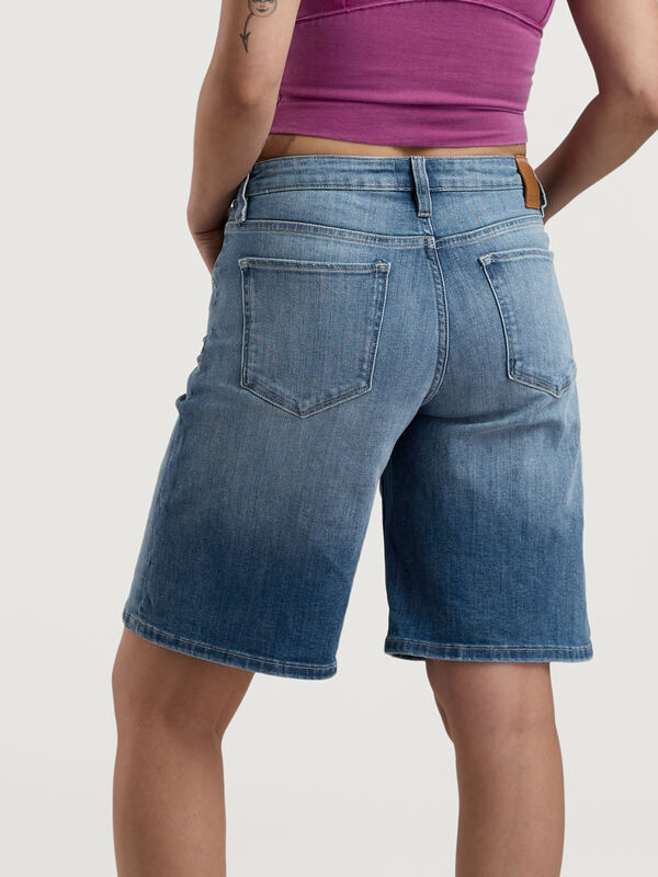 Performance Long Jean Shorts, , original