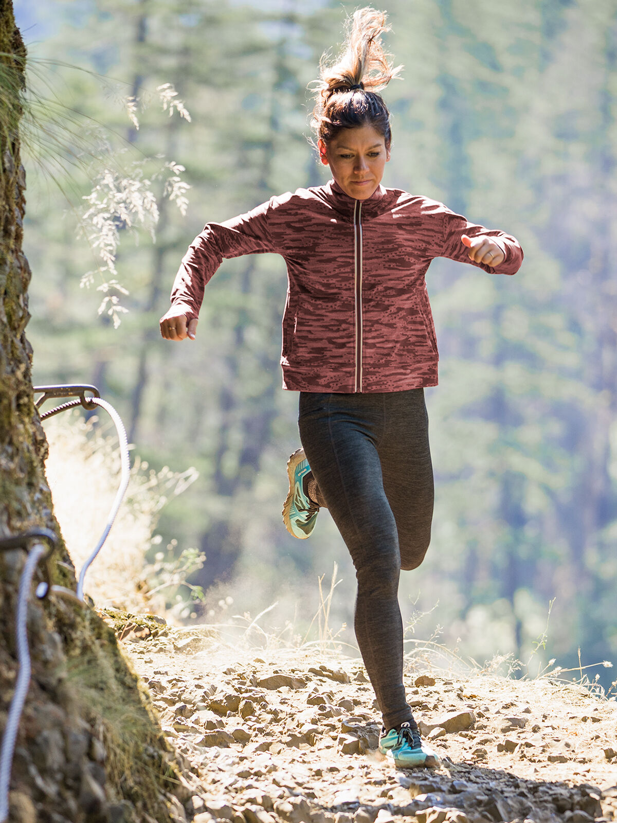 Running Jacket for Women Daily Decathlon Full Zip Title Nine