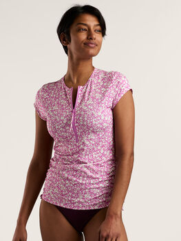Women's Short Sleeve Rash Guard Endless Summer