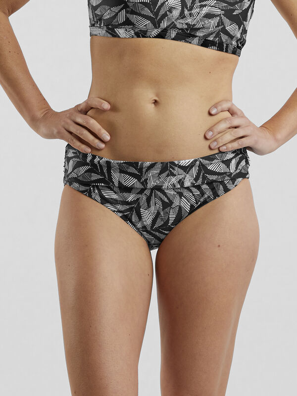Dig It Bikini Bottoms - Black Springtime, , model