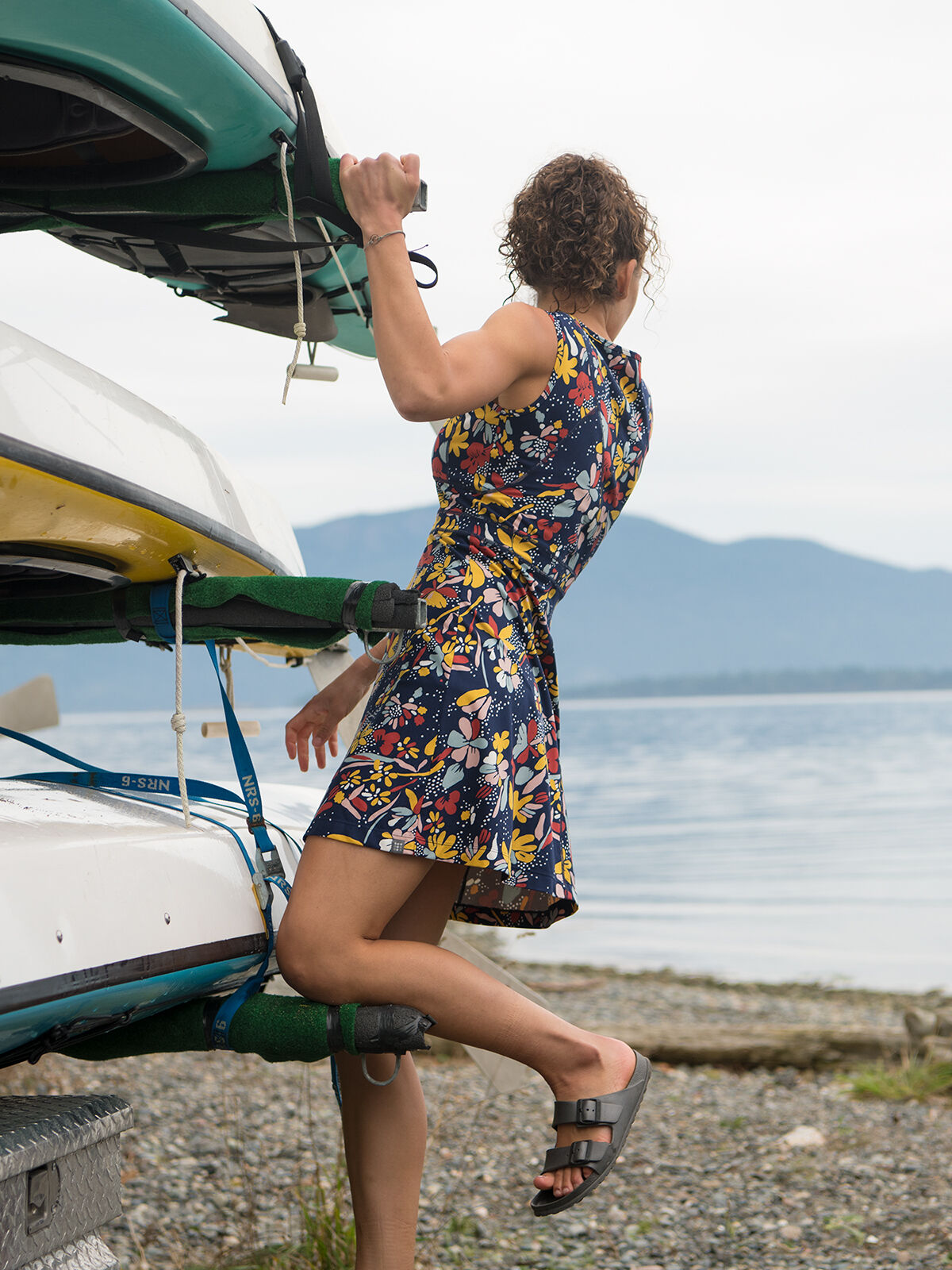 Fit and Flare Dress Dream Flora Title Nine