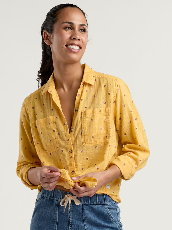 Camp Cove Long Sleeve Shirt &ndash; Gauze Beach Cover-Up Shirt
